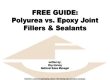 Polyurea Joint Fillers and Sealants