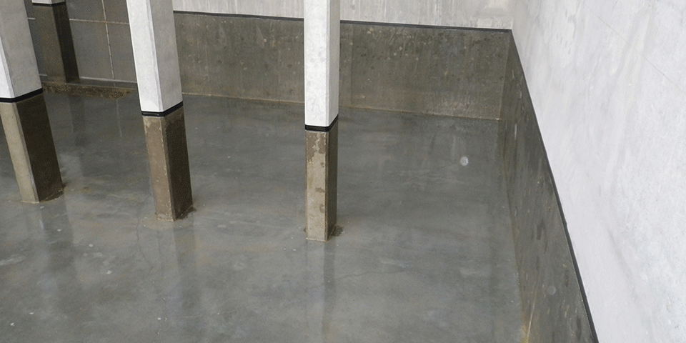 Concrete Cooling Tower Basin - VF20 Primer Application